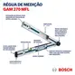 Medidor de Ângulos e Inclinação Digital Bosch 270º GAM 270 MFL