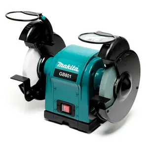 Motoesmeril de Bancada Makita GB801 3/4 HP – Potência e Precisão Profissional