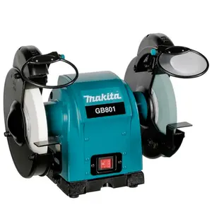 Motoesmeril de Bancada Makita GB801 3/4 HP – Potência e Precisão Profissional