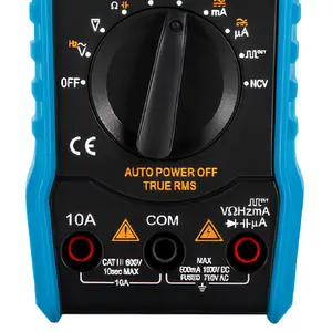 Multímetro Digital Portátil CAT III 600V ET-1507B Minipa