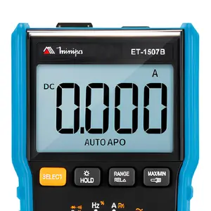 Multímetro Digital Portátil CAT III 600V ET-1507B Minipa