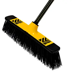 Vassourão Paraboni Cerdas Nylon Tipo Piaçava Cabo Plastificado