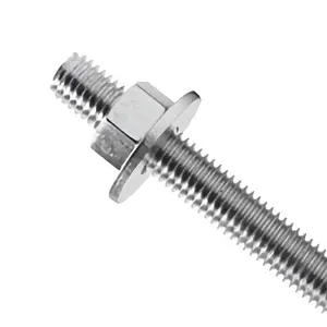 Haste Para Chumbador Químico 3/4" x 260mm Com Porca e Arruela