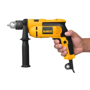 110v, Furadeira de Impacto 1/2" Dewalt Com Kit 5 Brocas DWD502SW
