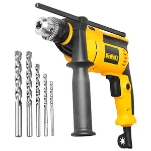110v, Furadeira de Impacto 1/2" Dewalt Com Kit 5 Brocas DWD502SW