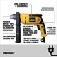 110v, Furadeira de Impacto 1/2" Dewalt Com Kit 5 Brocas DWD502SW
