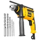 110v, Furadeira de Impacto 1/2" Dewalt Com Kit 5 Brocas DWD502SW