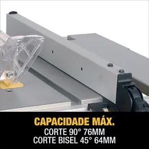 220v, Serra Circular de Bancada / Mesa 10" Dewalt 1800w DWE7470