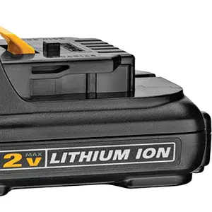Bateria Dewalt 12v MAX Li-ion de 1.5 Ah DCB120B2
