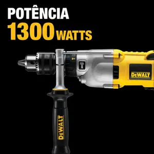 220v, Furadeira de Impacto 5/8" Dewalt 1300w Com Maleta D21570K