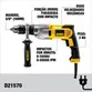 220v, Furadeira de Impacto 5/8" Dewalt 1300w Com Maleta D21570K