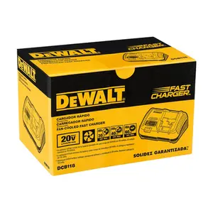 220v, Carregador Rápido de Baterias FlexVolt Dewalt 20v e 60v DCB118