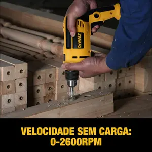 220v, Furadeira de Impacto 1/2" Dewalt 710w VVR DWD502