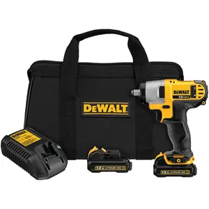 Chave de Impacto 3/8" (10mm) Dewalt C/ 2 Baterias 12v MAX 1.3Ah DCF813S2