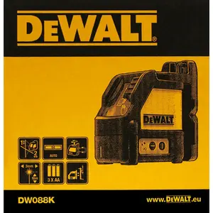 Laser Auto Nivelador de Linha Dewalt 15 Metros DW088K