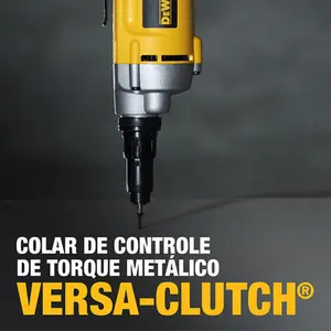 220v, Parafusadeira Com Controle de Torque 1/4" Dewalt 540w DW268