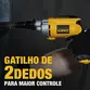 220v, Parafusadeira Com Controle de Torque 1/4" Dewalt 540w DW268