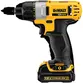 Parafusadeira 1/4" (6.35mm) Dewalt C/ 2 Baterias 12v de 1.3Ah DCF610S2