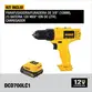 Parafusadeira e Furadeira 3/8" (10mm) Dewalt 12v C/ 1 Bateria DCD700LC1BR