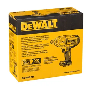 Chave de Impacto 3/4" Dewalt 20v Brushless Sem Bateria DCF897B-B3