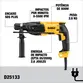 220v, Martelete Perf. e Romp. SDS-Plus Dewalt 2.6J 800w D25133K