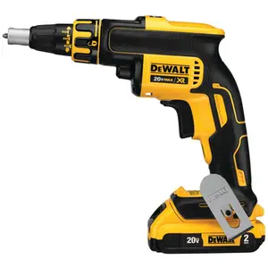 Parafusadeira Drywall 1/4" Dewalt 2 Baterias 20v MAX DCF620D2