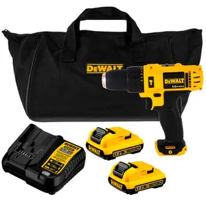 Paraf. e Furadeira de Impacto 3/8" Dewalt 12v C/ 2 Baterias DCD716D2BR
