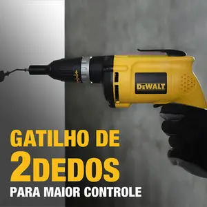 220v, Parafusadeira Para Drywall 1/4" Dewalt 540w DW255