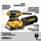 220v, Lixadeira Orbital 5" Dewalt 230w DWE6411