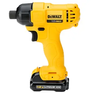 Parafusadeira de Impacto 1/4" (6.35mm) Dewalt 12v C/ 2 Baterias DCF805C2-BR
