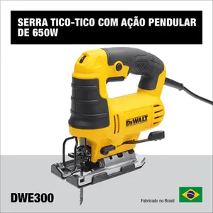 220v, Serra Tico-Tico Dewalt 650w DWE300