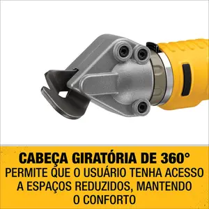 Tesoura Para Chapa 18G Dewalt 20v MAX S/ Bateria DCS496B-B3