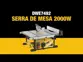 220v, Serra Circular de Bancada / Mesa 10" Dewalt 2000w DWE7492
