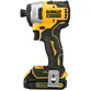 Parafusadeira de Impacto Atomic 1/4" Dewalt 20v C/ 2 Baterias DCF809D2