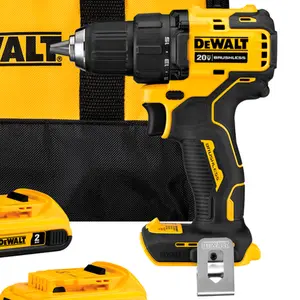 Parafusadeira e Furadeira Atomic 1/2" Dewalt  20v C/ 2 Baterias DCD708D2