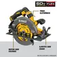 Serra Circular 7.1/4" (184.1mm) Dewalt 60v FlexVolt S/ Bateria DCS578B