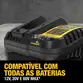 Bivolt, Carregador Rápido de Baterias Dewalt 12v e 20v MAX DCB1104