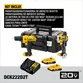 Kit Furad. Paraf. de Impacto 1/2" e Paraf. de Impacto 1/4" Dewalt DCK222D2T