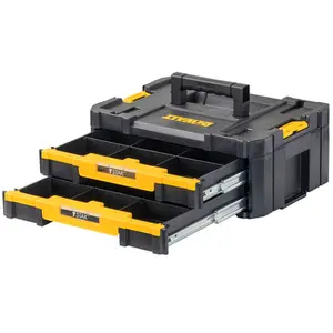Caixa Organizadora TSTAK Nº4 Dewalt 16.5" C/ 2 Gavetas DWST17804