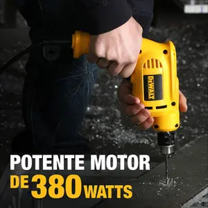 220v, Furadeira Sem Impacto 1/4" Dewalt 380w VVR DWD010