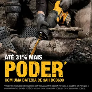 Serra Sabre Motor Brushless Dewalt 60v FlexVolt S/ Bateria DCS389B-B3