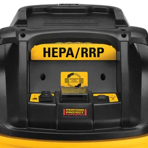 220v, Aspirador Industrial de Pó e Líquido Dewalt 1500w HEPA, DWV010