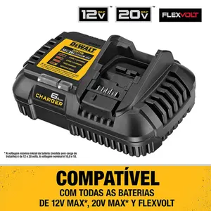 220v, Carregador Rápido 6Ah 20V MAX DCB1106-B2 Dewalt