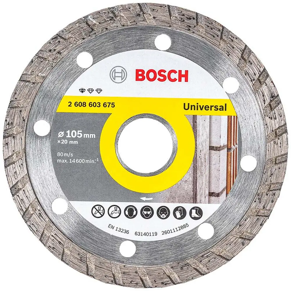 Discos Diamantado 4" Bosch Standard Turbo Universal