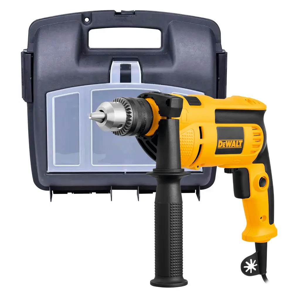 220v, Furadeira de Impacto 1/2" Dewalt 710w VVR Com Maleta DWD502K