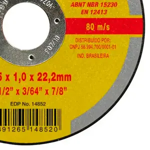 Disco de Corte Para Aço 115 x 1.6 x 22 mm DAC115-24 Starrett