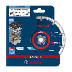Disco Diamantado Bosch Para Metal 125mm X-Lock