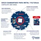 Disco Diamantado Bosch Para Metal 125mm X-Lock
