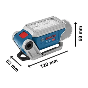Lanterna Com 10 LEDs Bosch GLI12V 330, Sem Bateria e Carregador