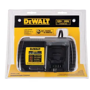110v, Carregador Rápido de Baterias 6Ah 20V MAX* Dewalt DCB1106